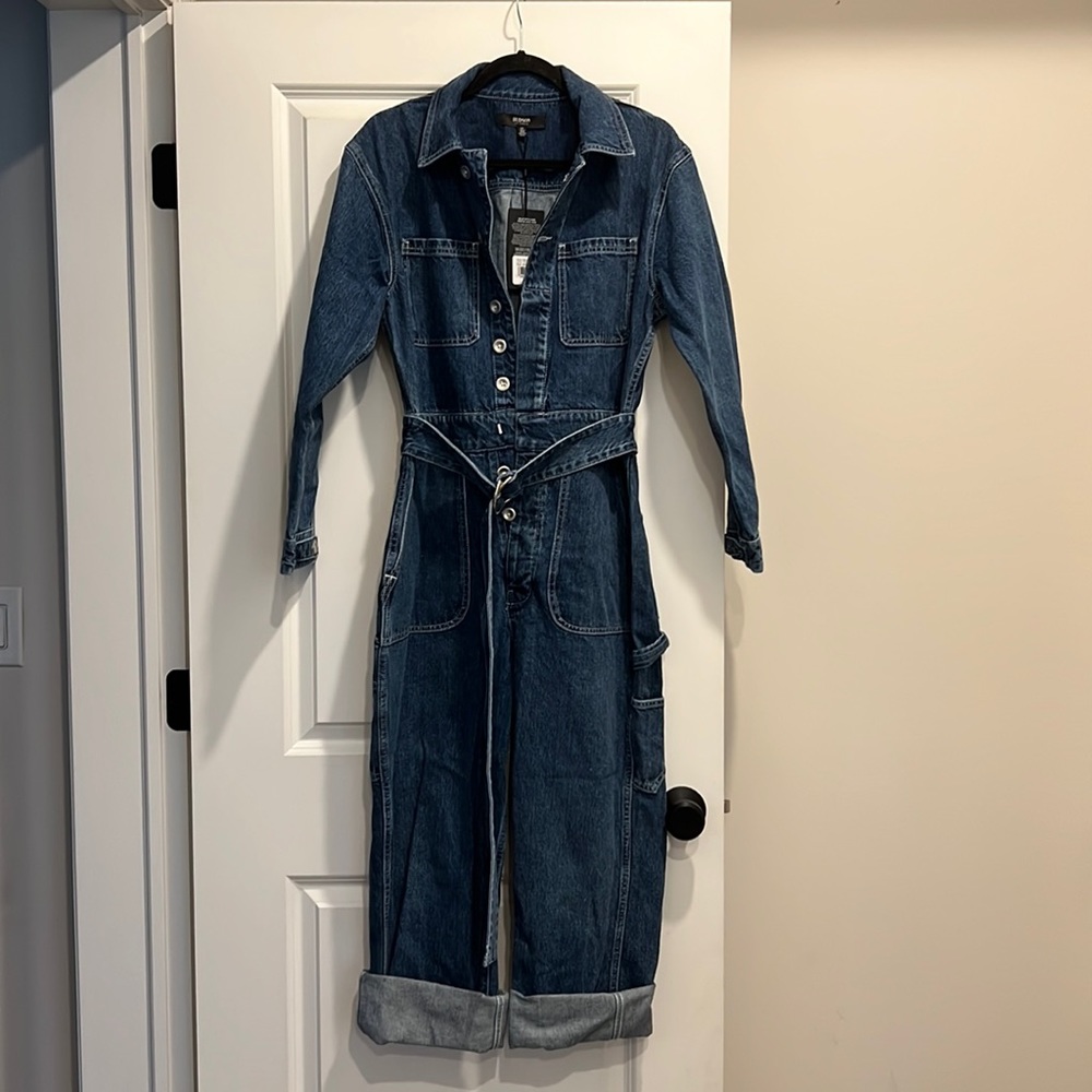 Hudson Jeans Belted Denim Jumpsuit